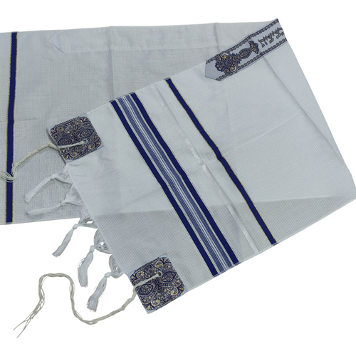 Acrylic Blue-Gold Children's Tallit 
