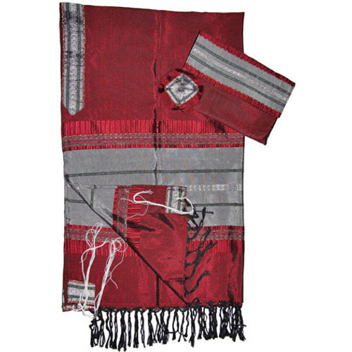 Gabrieli Burgundy  Tallit