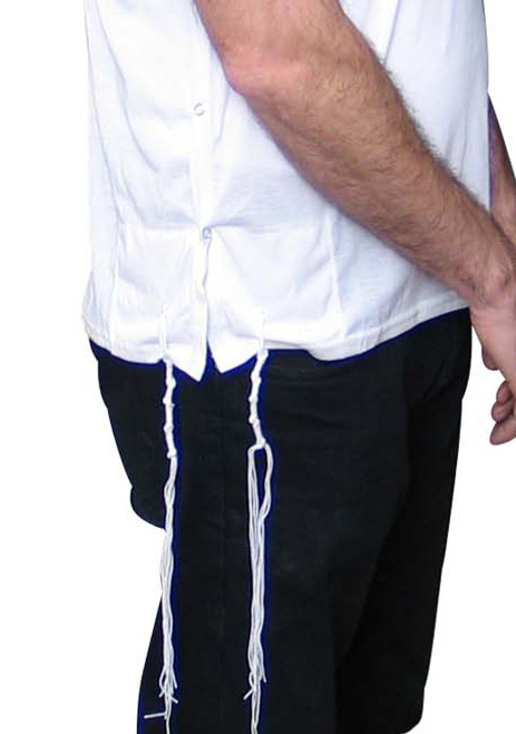 TzitzShirt - White V-Neck