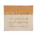 "If I Forsake You" Linen Tallit Bag