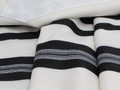 David Tashbetz Black-Striped  Nonslip Tallit