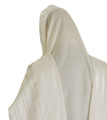 White-on-White Traditional Wool Tallit