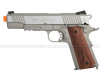 Colt 1911 Rail Government GBB CO2 Airsoft Pistol Silver