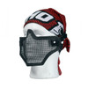 Bravo V1 Strike Steel Half Face Mesh Mask in Black