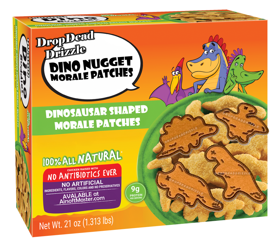 *NEW* Dino Nugget Morale Patch Set by DropDeadDrizzle