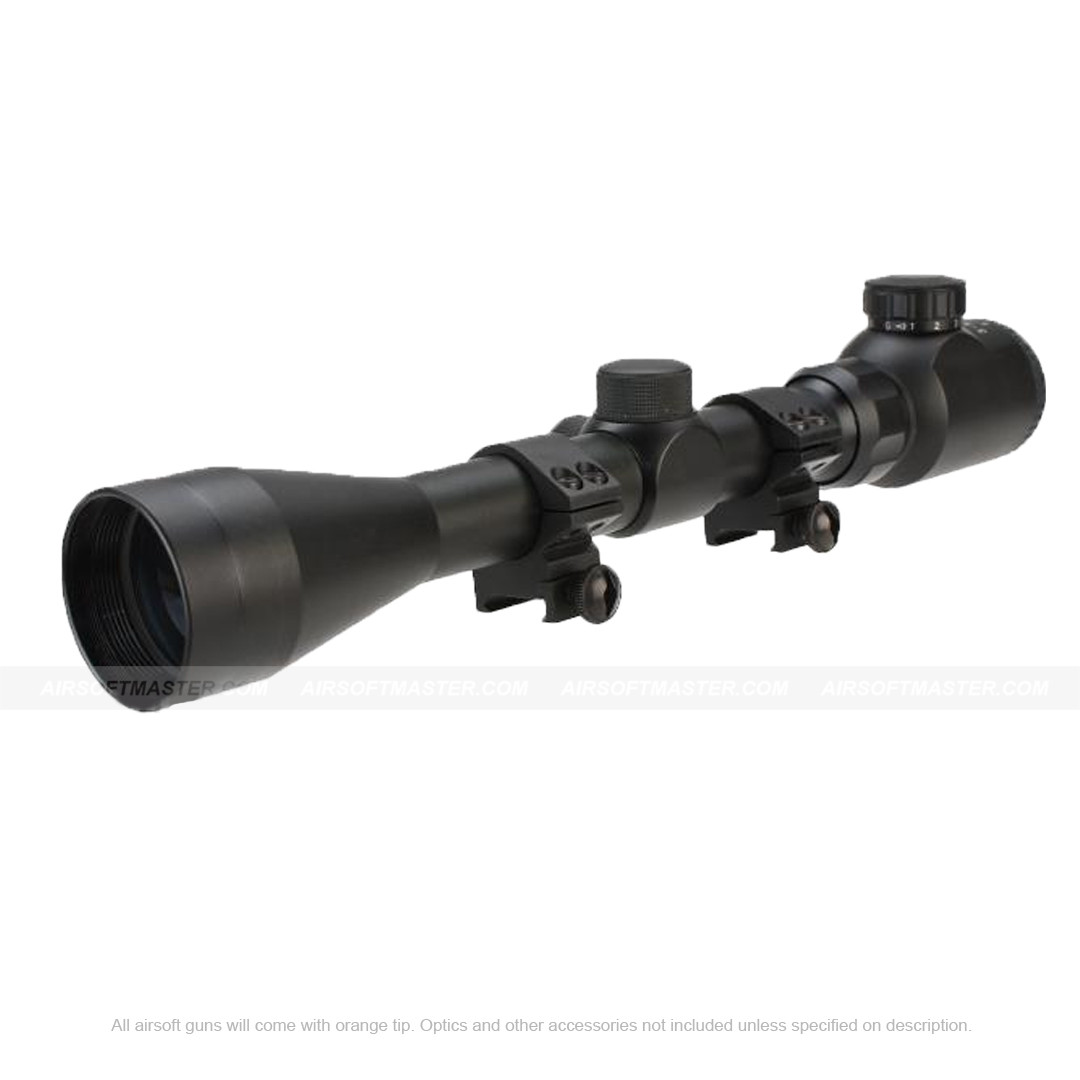 Matrix 39x40 Dual Illuminated Rifle Scope w/ Scope Rings
