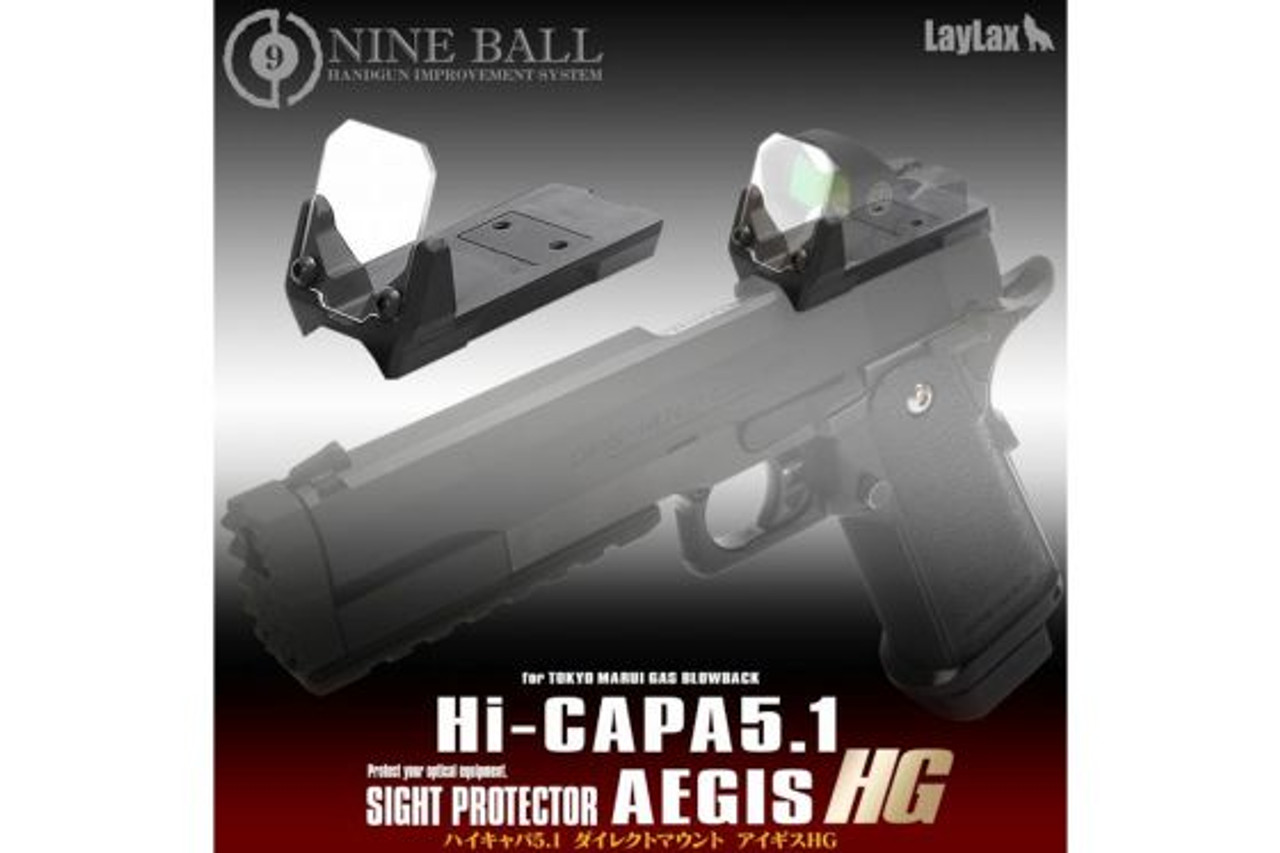 Nine Ball Aegis HG Direct Pistol Mount & Sight Protector (Tokyo