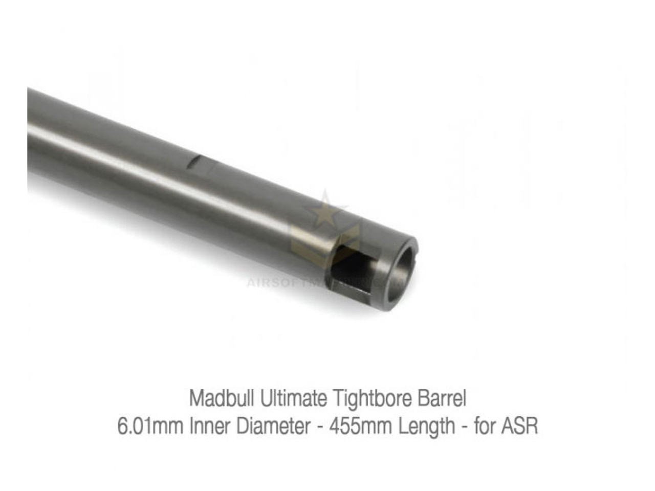 Stainless Steel / 455mm Madbull STEEL BULL 6.03mm Tight Bore AEG Barrel 