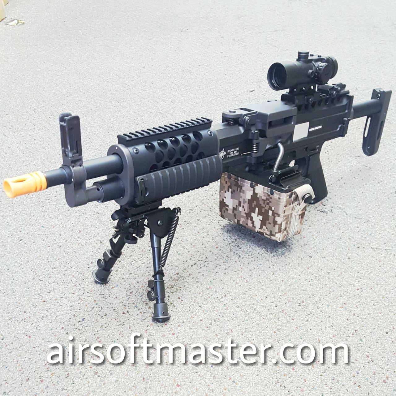 Knights Armament Stoner LMG Full Metal Airsoft Gun