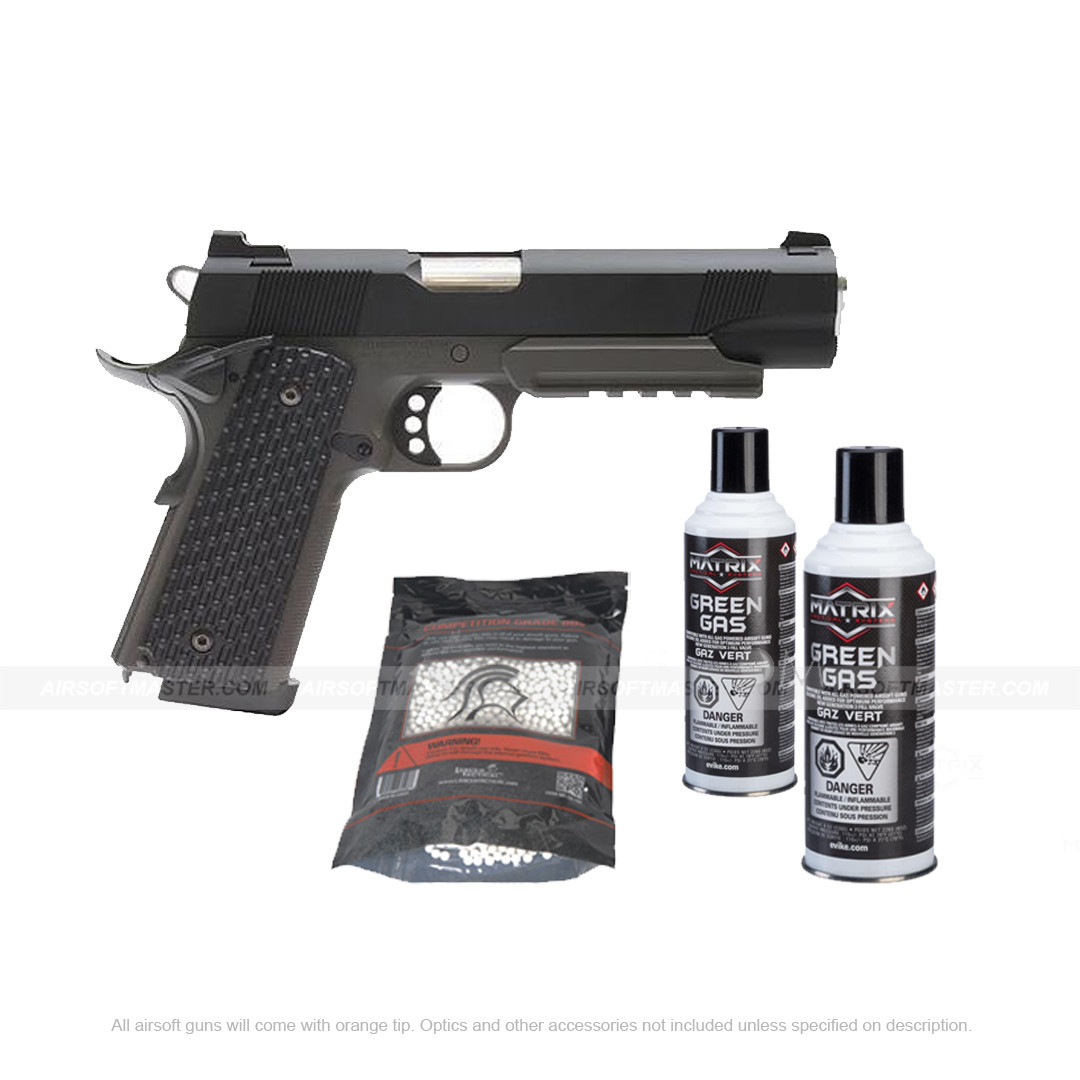 東京マルイ Night Warrior セット Tokyo Marui Night Warrior 1911 GBB Pistol Black