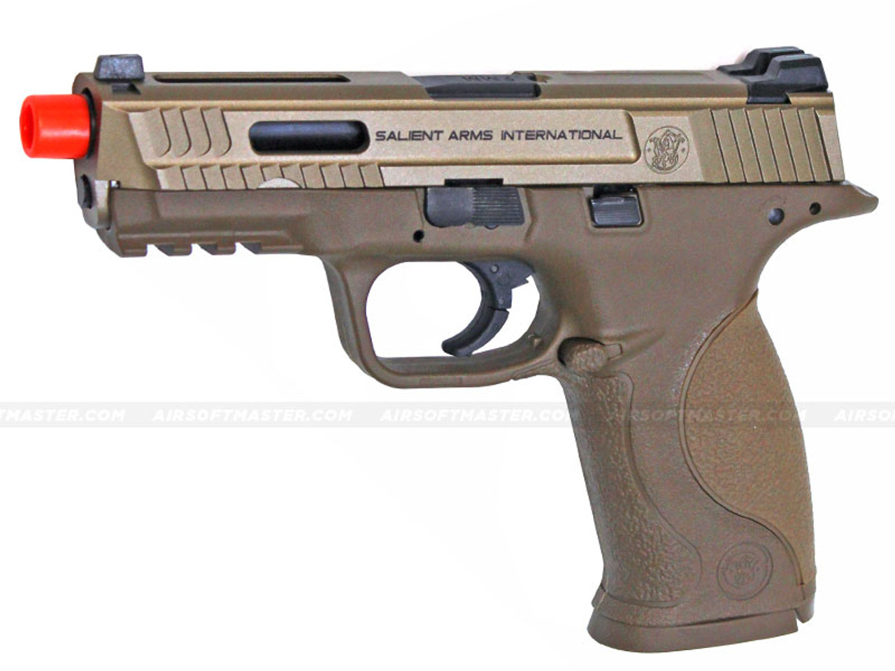 Salient Arms SAI M&P 9 Full Size Airsoft Pistol Tan by EMG