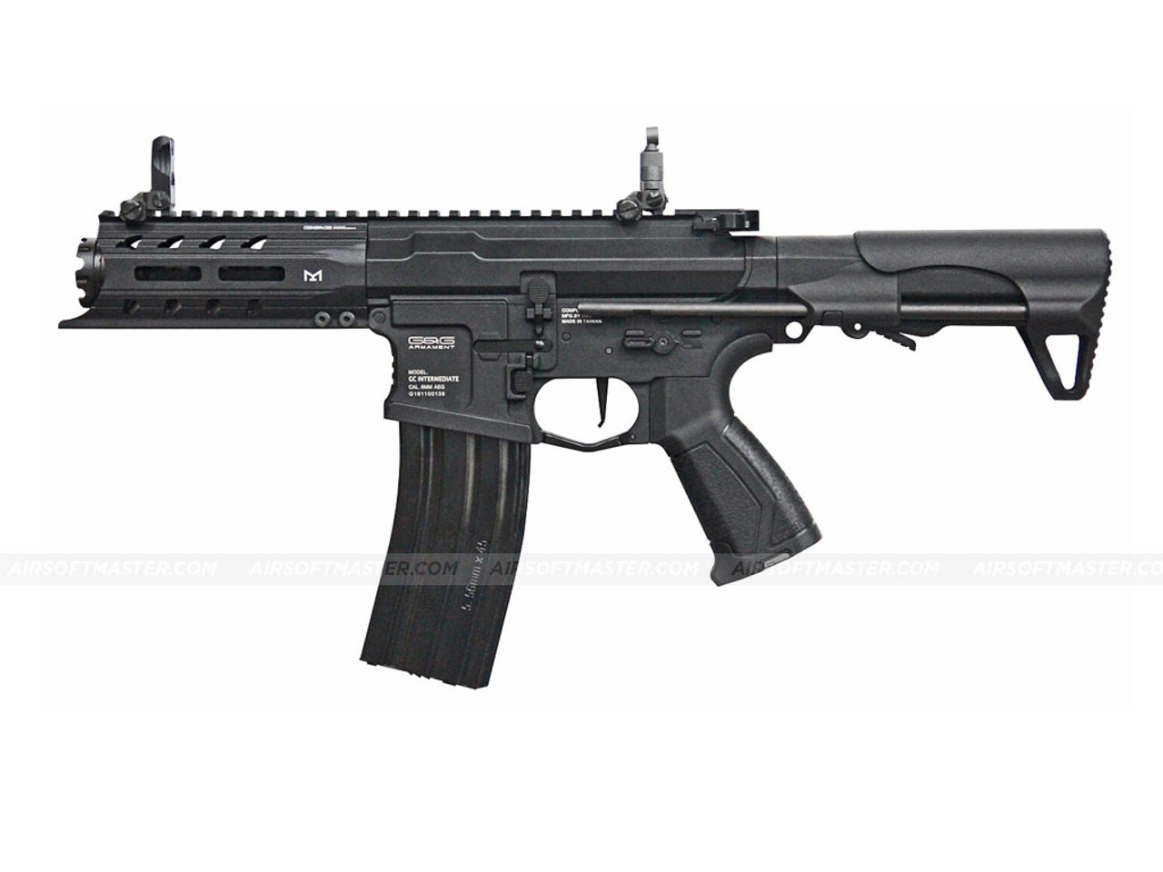 G&G GC16 ARP-556 M4 CQB Stubby Full Metal Airsoft Gun w/ Burst Mosfet