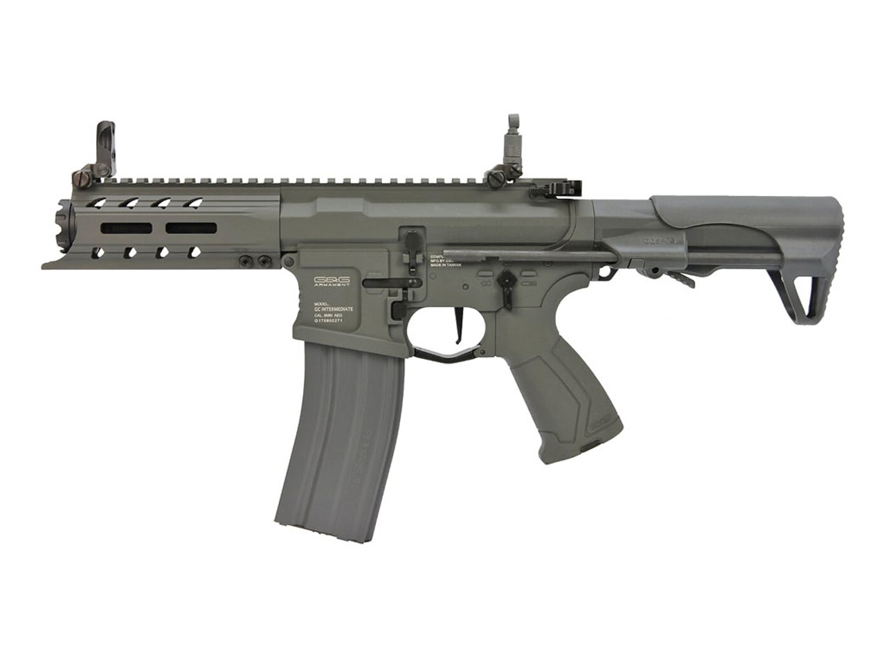 G&G GC16 ARP-556 M4 CQB Stubby Full Metal Airsoft Gun w/ Burst Mosfet