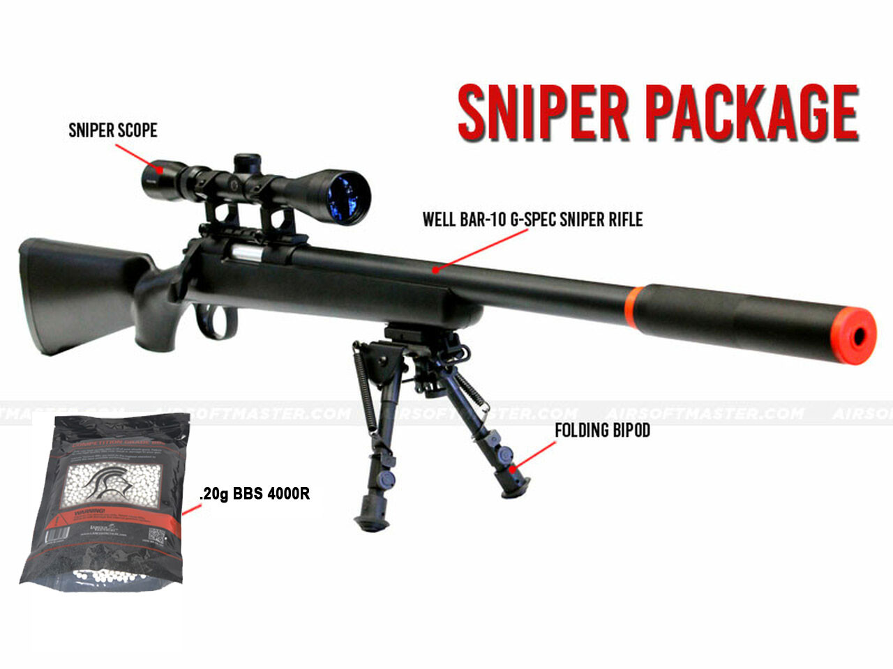 Well BAR-10 G-Spec Sniper Package