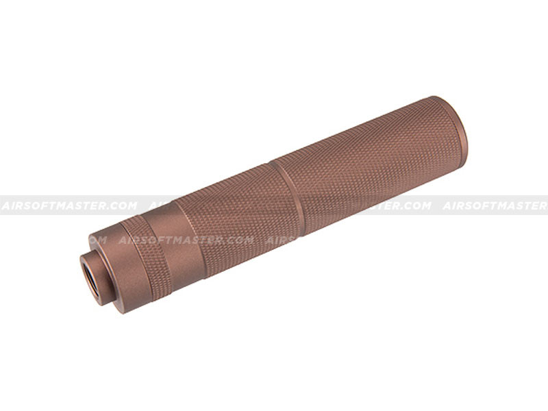 Lancer Tactical 155mm Knurled Mock Suppressor (Coyote Brown)
