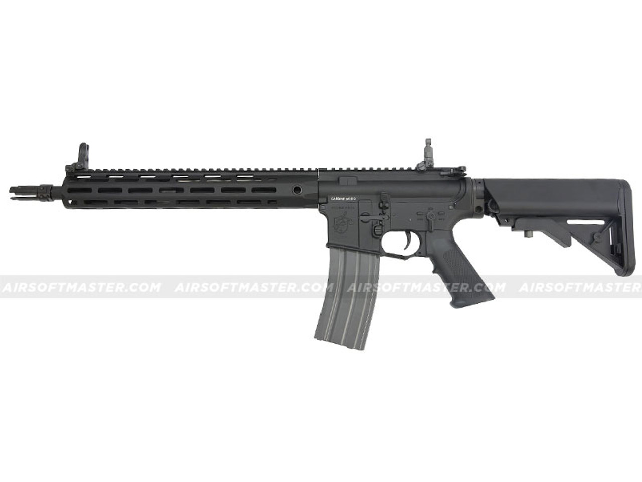 G&G Knights Armament SR15 E3 MOD2 Carbine M-Lok Rail Full Metal Black