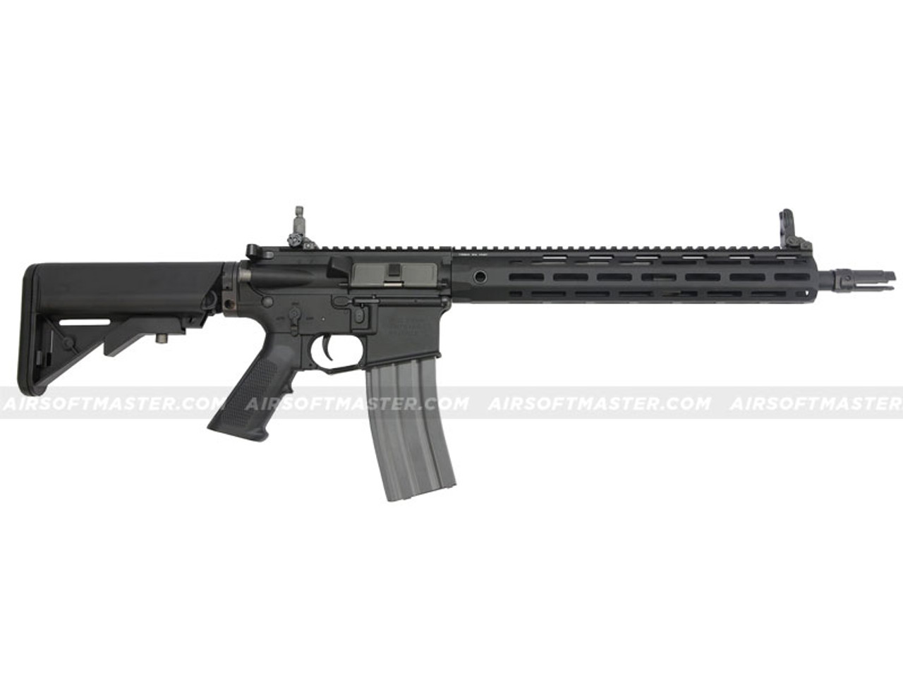 G&G Knights Armament SR15 E3 MOD2 Carbine M-Lok Rail Full Metal Black