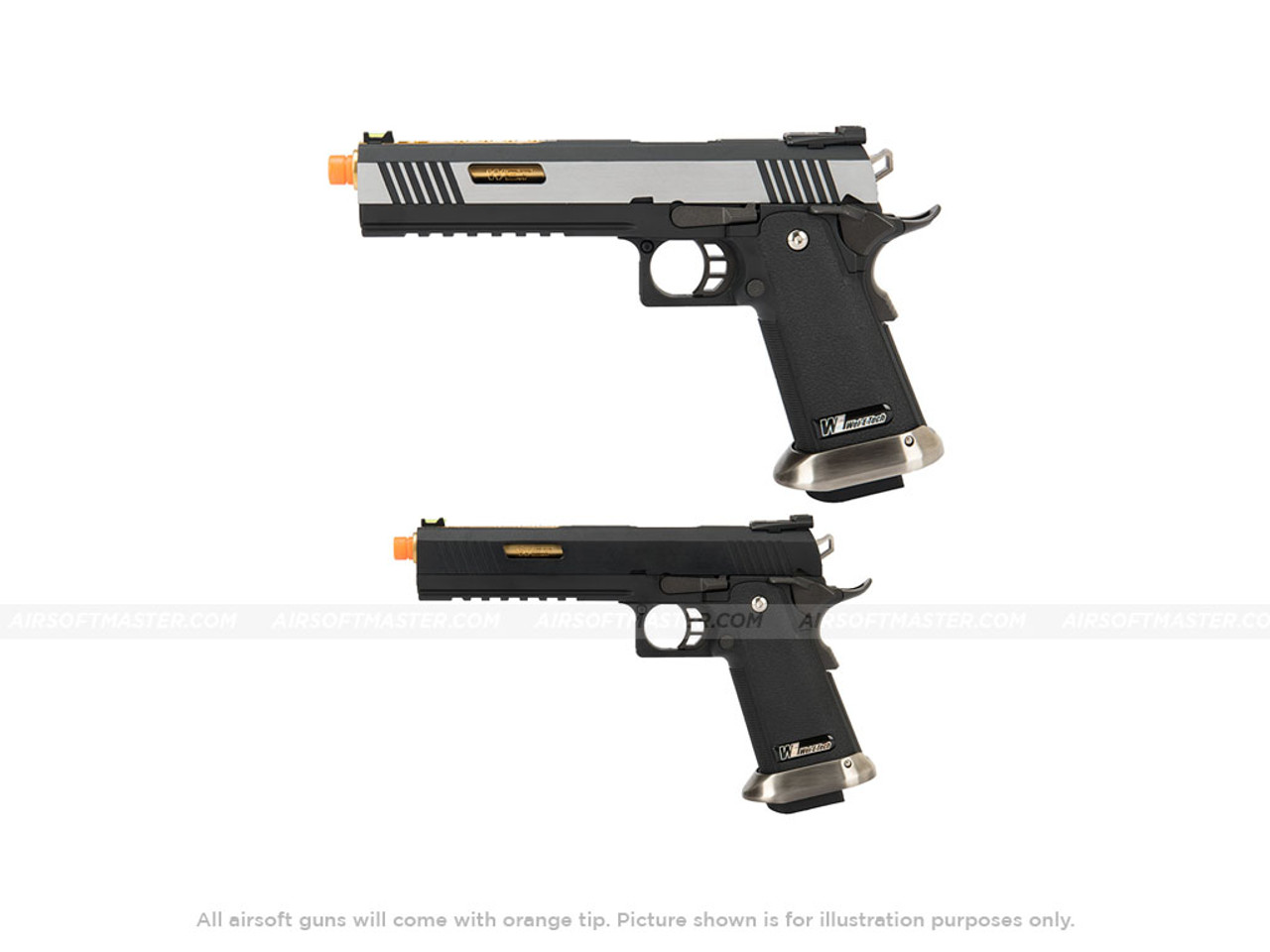 WE Hi-Capa 6 Force A Airsoft Pistol Gold Barrel Full Metal GBB