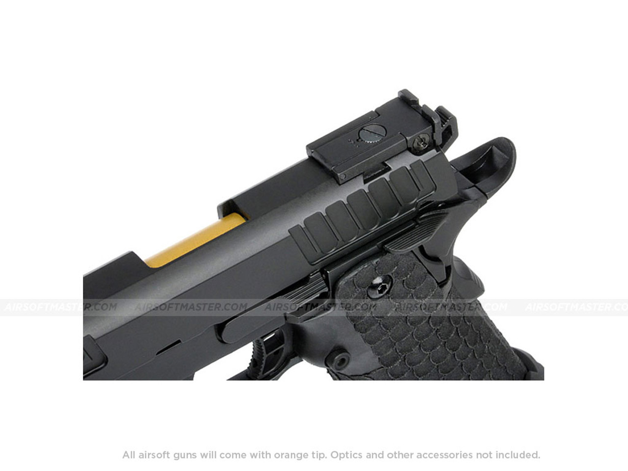 Army Armament Hi-Capa R608 Gold Barrel GBB Airsoft Pistol