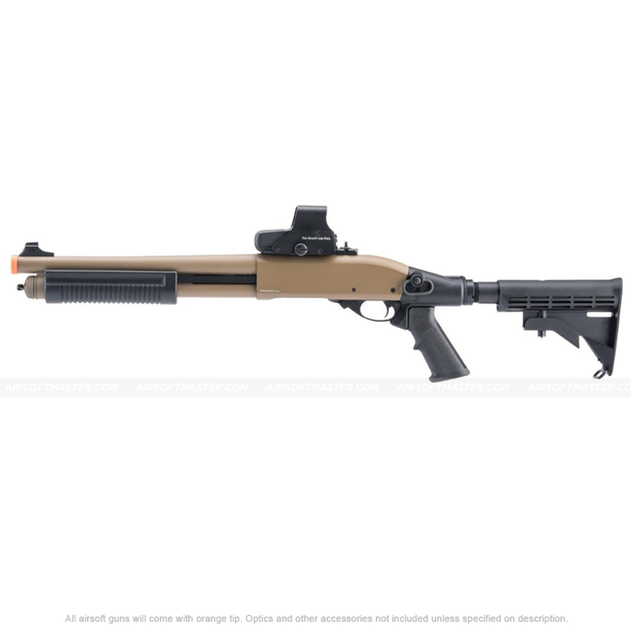 Swiss Arms M870 Airsoft Full Metal Spring Pump-action Shotgun