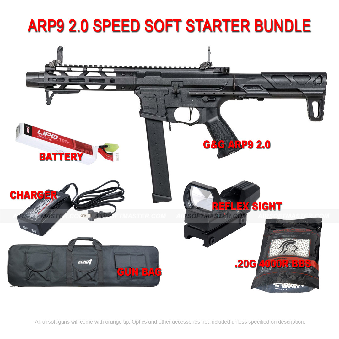 Airsoft Master ARP9 Speed Soft Starter Bundle