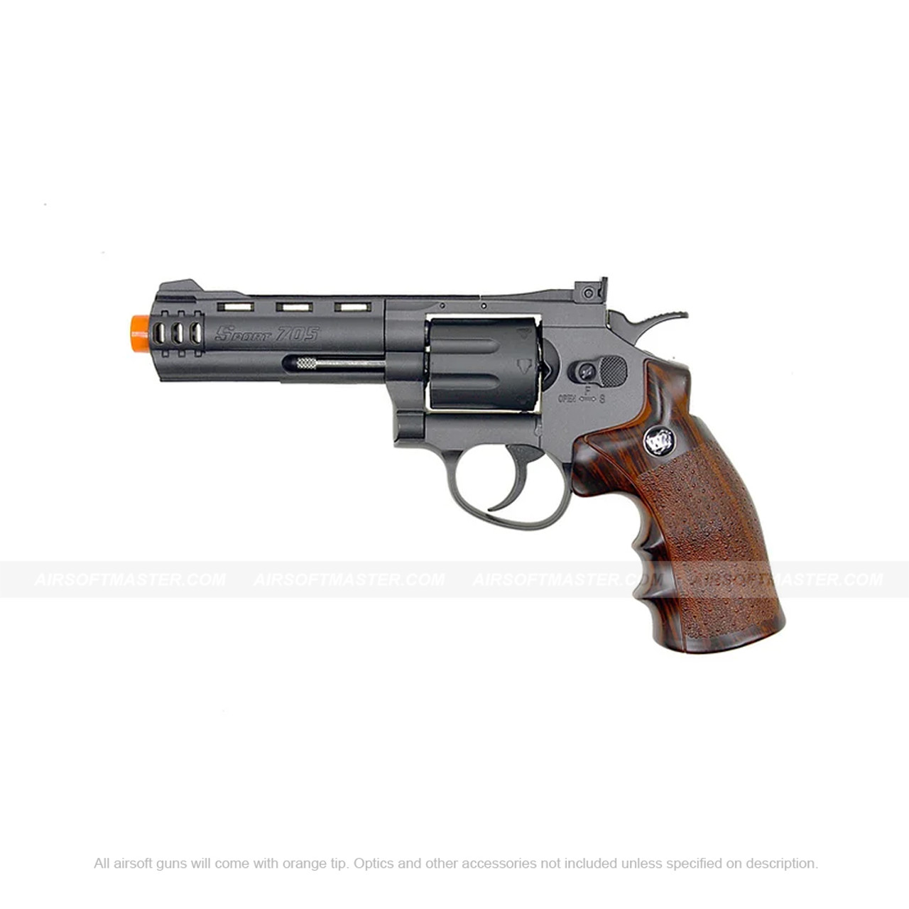 WG 4 Revolver Co2 Non-Blowback w/Nylon Rotary Drum & Barrel 