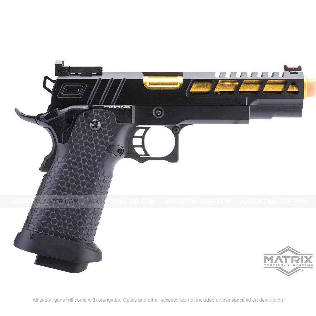 Matrix OTS .45 Hi-Capa Gas Blowback Airsoft Pistol w/ Carrying