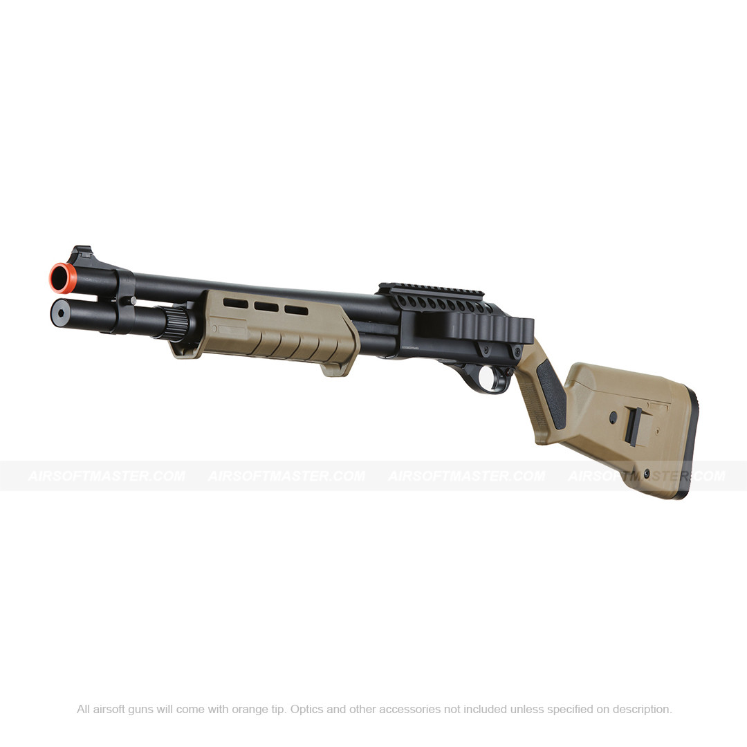 Golden Eagle Airsoft M870 MP M-LOK Style 3/6 Shot Pump Action Gas