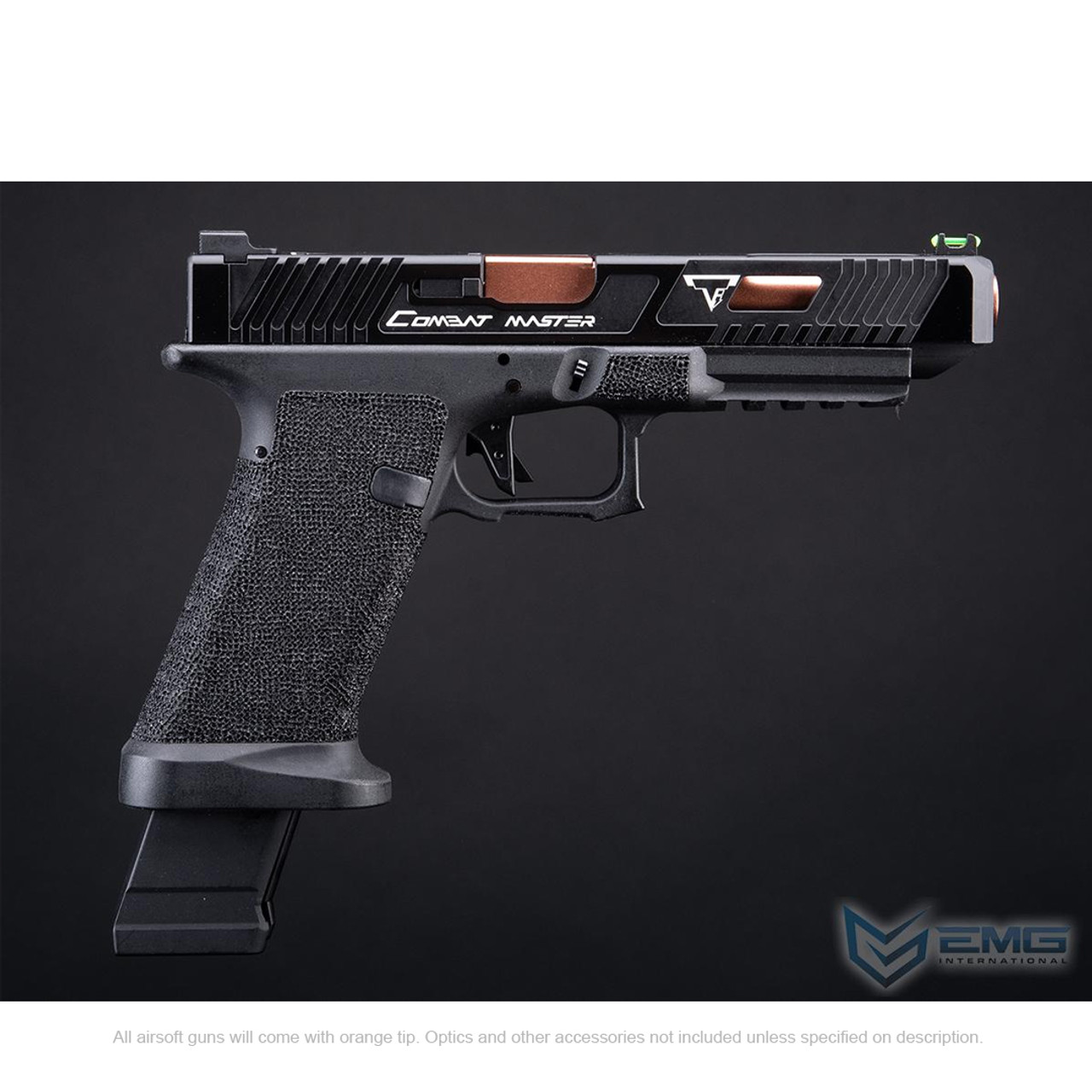 EMG Custom TTI JW2 Combat Master Slide + Ultimate GBB Frame Custom Airsoft  Gas Blowback Pistol 