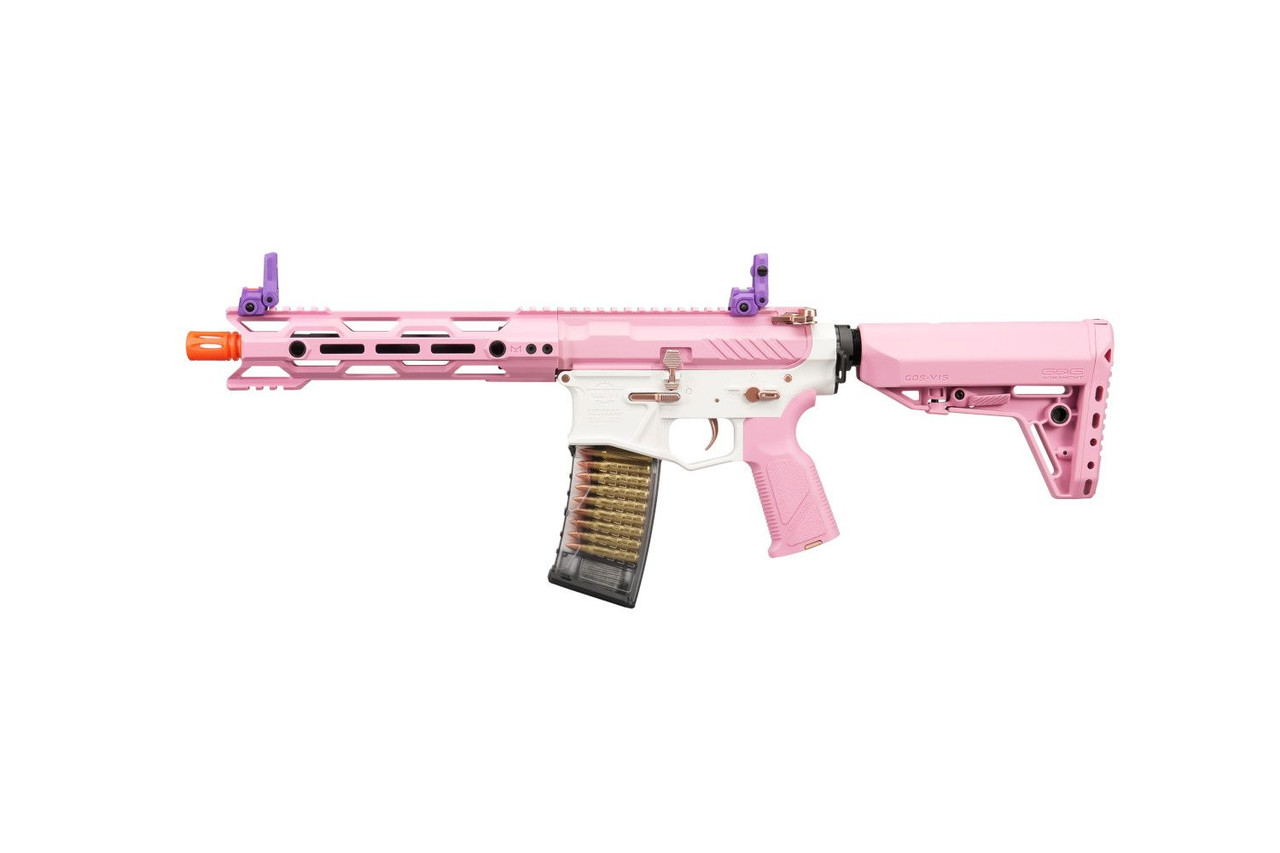 G&G CM16 Stealth 556 Taffy Pink Airsoft Gun Ã¢â‚¬â€œ Lightweight