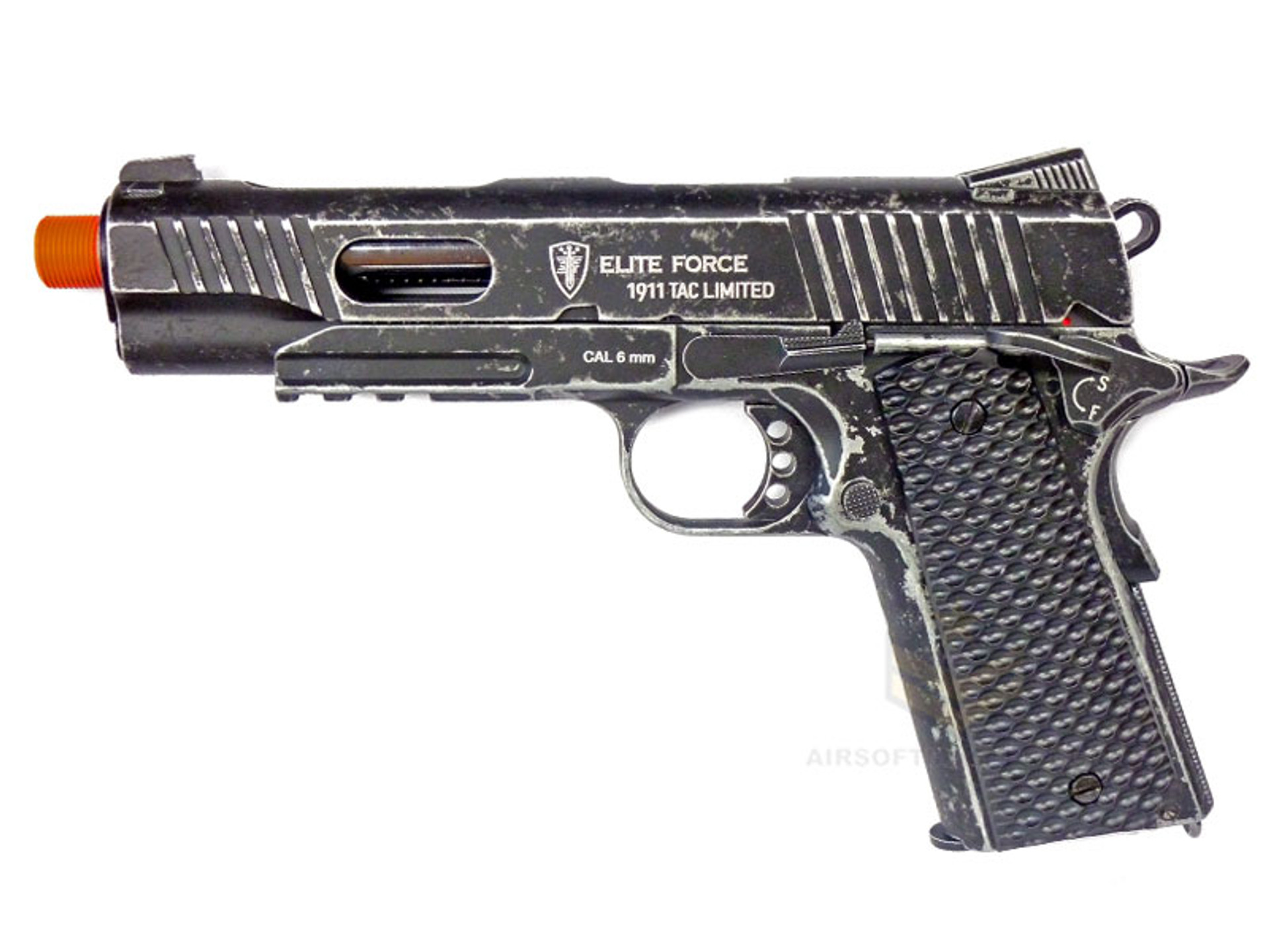 Elite Force 1911 Tactical Limited Edition Co2 Gbb Pistol Weathered Black 0361