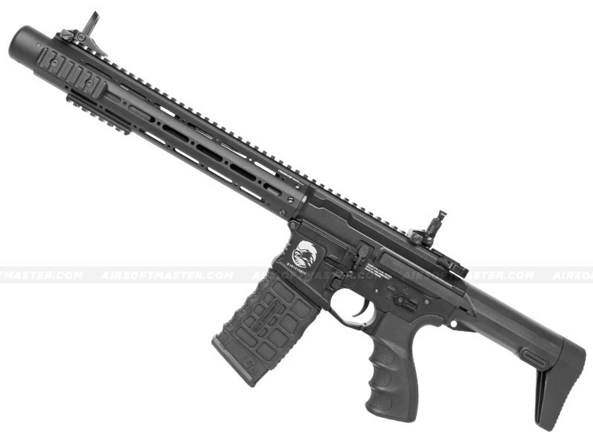 G&G GC16 PDW15 AR Full Metal Airsoft Gun Black