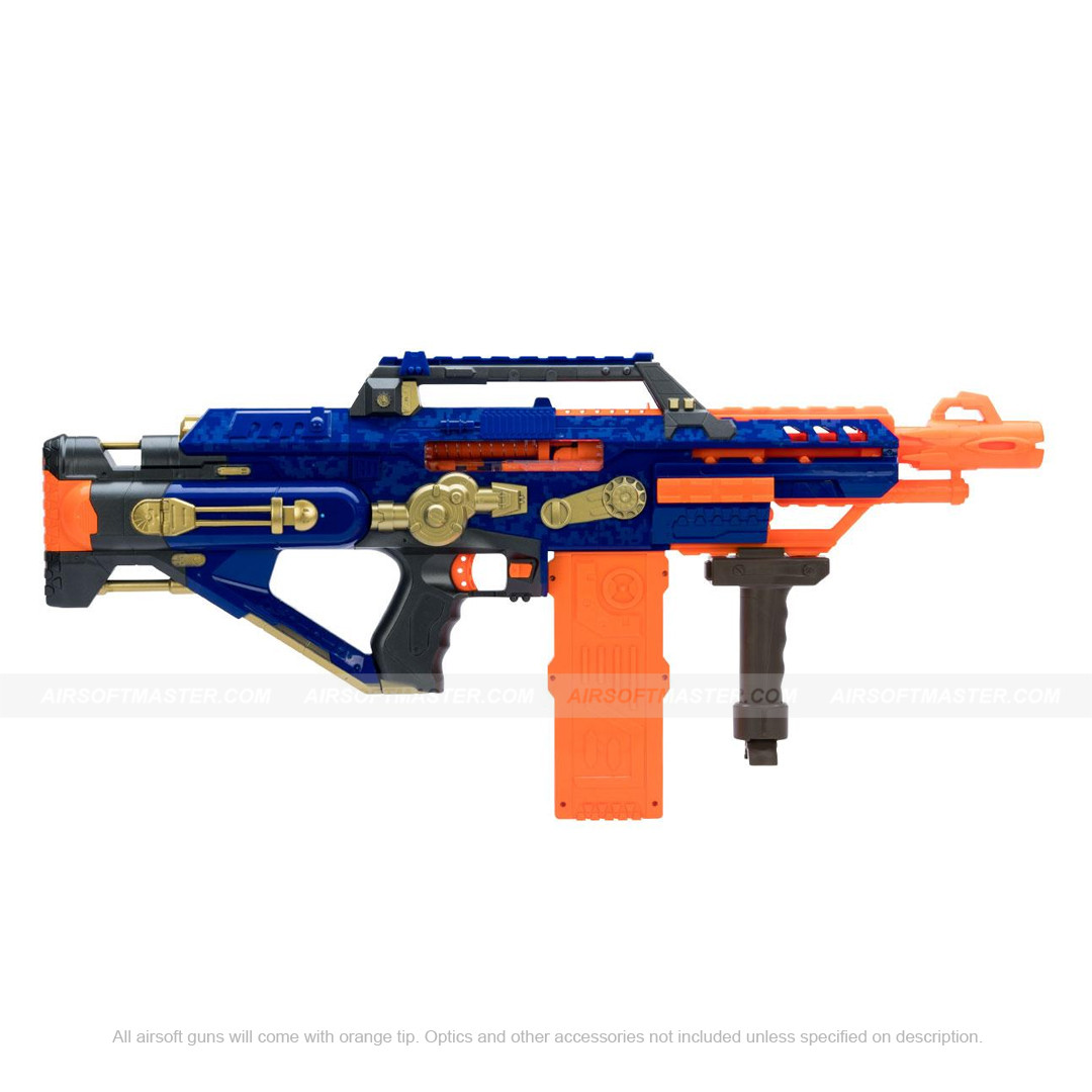 Shadow Foam Rifle Blaze Storm 7502 Foam Blaster Full Auto Electric Foam Dart Rifle ...
