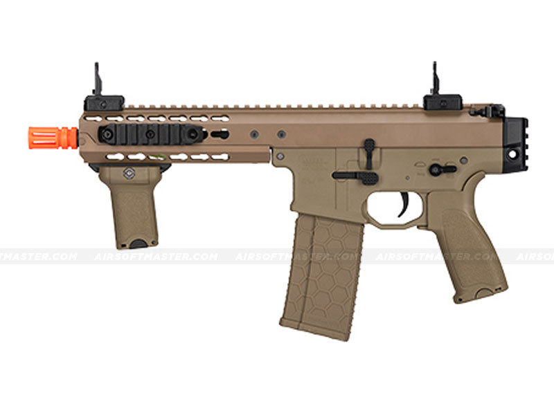 Lancer Tactical LT200TC Warlord 8" SMG Airsoft Gun Dark Earth