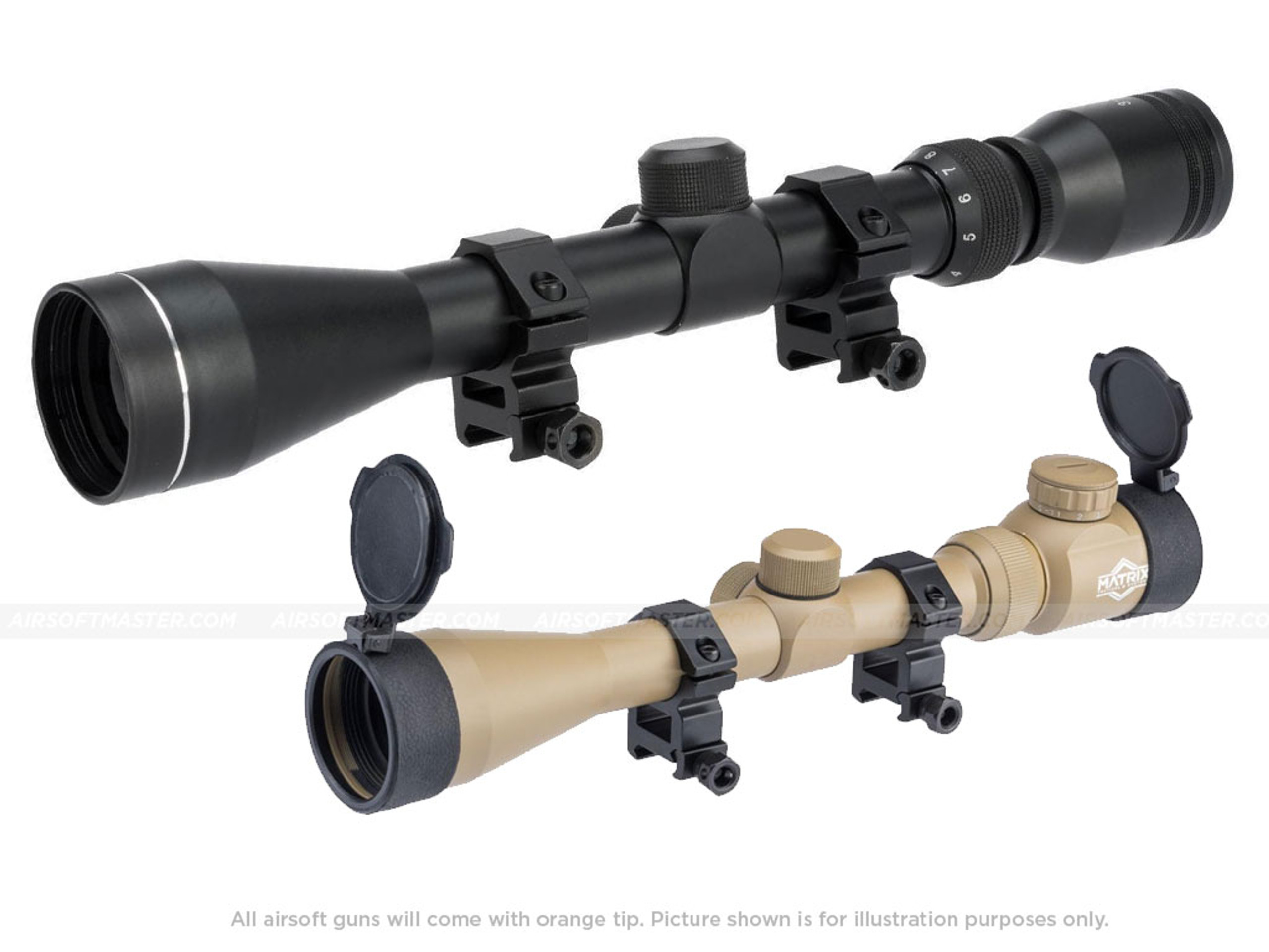 Airsoft Sniper Scope 39x40 w/ Mount