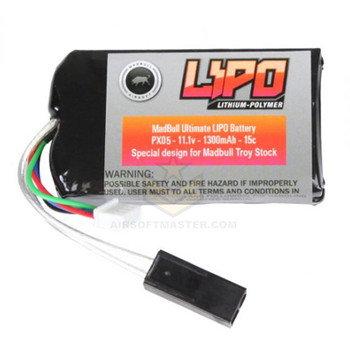 Madbull 11.1V 1300Mah 15C Ultimate Lipo Battery