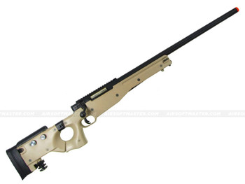 WELL L96 Bolt Action Airsoft Sniper Rifle w/ Folding Stock Tan