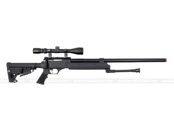 The WELL ASR SR-2 Moduler Single Bolt Action Spring Rifle w/ Scope & Bipod