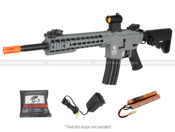 Lancer Tactical LT-19Y-G2 10" M4 Keymod Gen 2 Airsoft Gun Gray