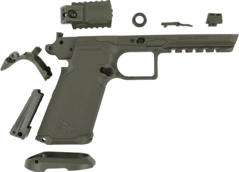 KIZUNA WORKS BSK43 GBB Lower Frame Set OD Green