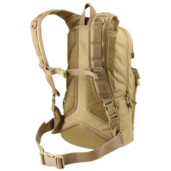 Condor 165 Fuel Hydration Pack - Tan (Rear View)