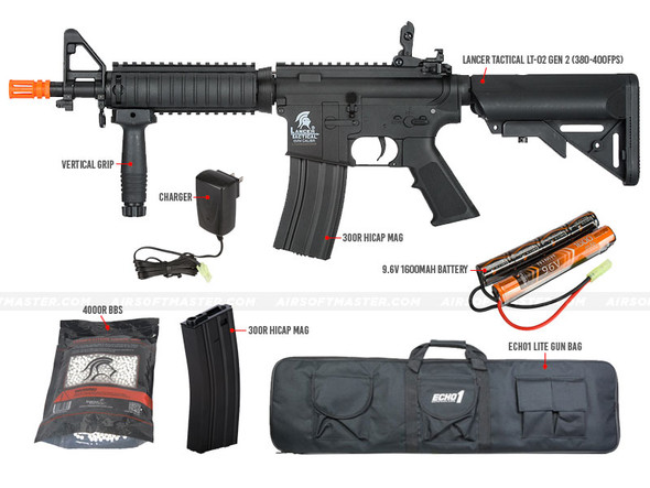 Airsoft Master Starter Package 101 for Beginners in Black