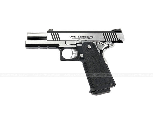 Hi-Capa 4.3 OPS Tactical GBB Pistol Silver