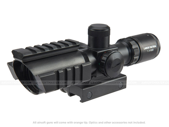 Lancer Tactical 1.5-5x32 Variable Zoom Adjustable Illuminated Rifle Scope