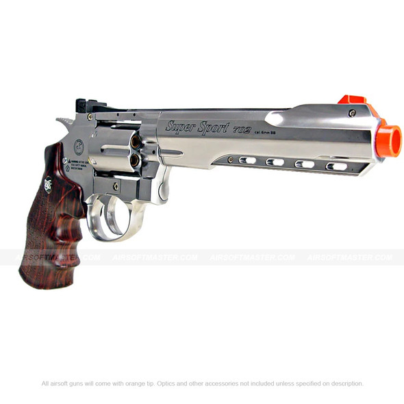 WG Full Metal 6" Revolver Co2 Non-Blowback (Silver)