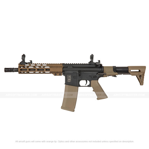 AEX Custom BIG RED Specna Arms M4 AEG Rifle CORE Series M4 MLOK Carbine  SA-C24 Black