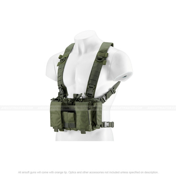 Lancer Tactical Light Weight Chest Rig OD Green