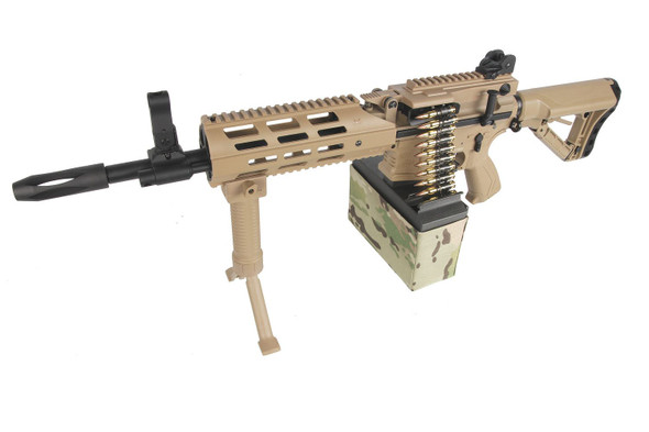 G&G CM16 Airsoft LMG Tan