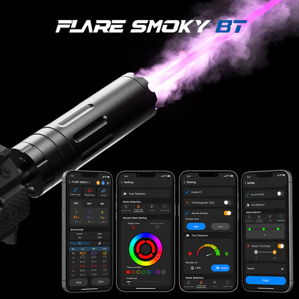 Arcturus E-Shooter Flare Smoky BT Tracer Unit