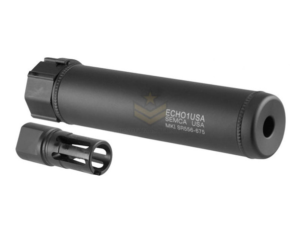 Echo1 MK1 SR556 6.75" QD Mock Suppressor w/ Flash Hider